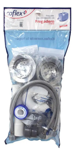 Kit De Instalación Para Fregadero(2 Tarjas) Coflex Psv-f007