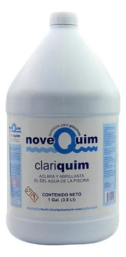 Clariquim Para Alberca Clarificador Novequim 4 Litros / Lts