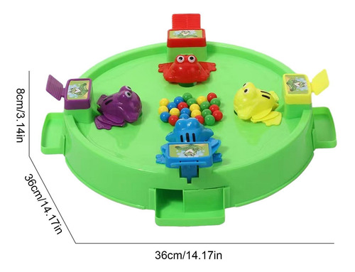 Juego De Rana Hambrienta Para Niños Juego De Mesa De Rana Pa