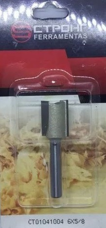 Imagem 4 de 4 de Fresa Para Dobradiça Haste 6mm X 5/8 (15.87mm)