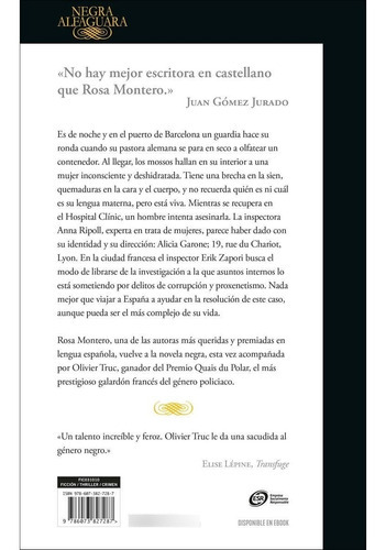 La Desconocida Rosa Montero Editorial Alfaguara En Español Tapa Blanda