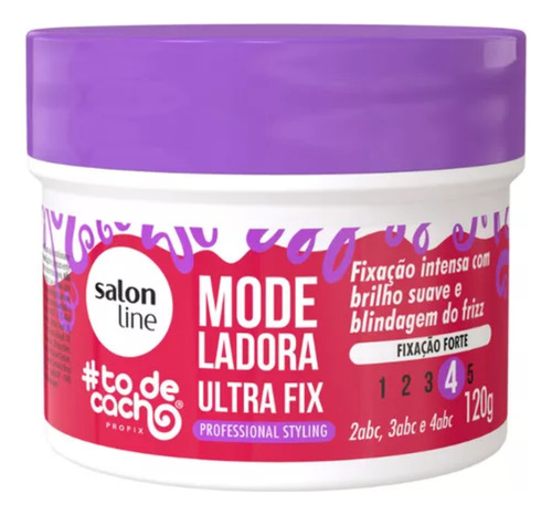 Kit 3 Modeladora Ultrafixação #todecachos 120g Salon Line