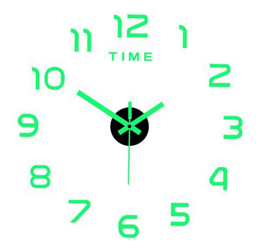 Reloj Mural Luminoso Pegatinas 3d Pegatina De Pared, Diseño