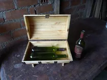 Comprar Cofre Baúl De Madera Portavinos