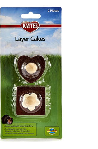 Kaytee Chew Toy Layer Cakes Para Cobayas, Hámsteres, Conejos