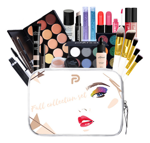 Girl Basic Cosmetics Set Compact And Lightweight Design 26pc