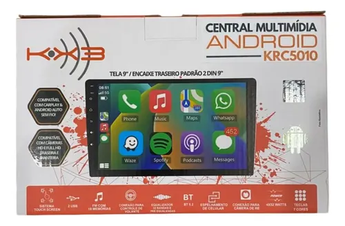 Multimídia 9 Polegadas Kx3 Krc5010 Android Octacore 2/64gb