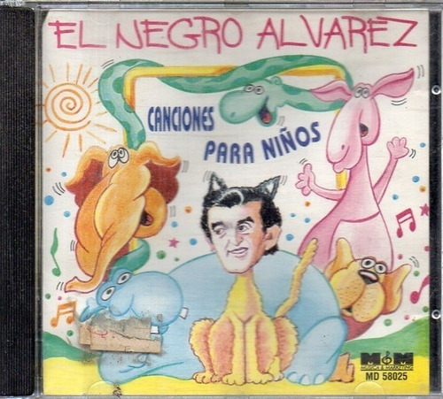 El Negro Alvarez Canciones Para Niños Cd Nuevo 