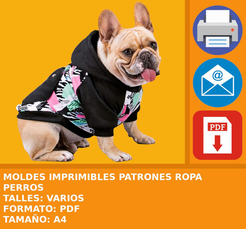 Moldes Imprimibles Patrones Ropa Perros Promo 2x1