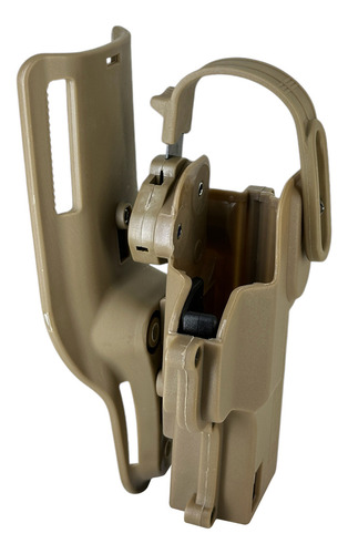 Coldre Curto Mc03 Com Plataforma De Cintura Md4 + 6 Adaptadores de Guarda Mato Maynards Cáqui Destro