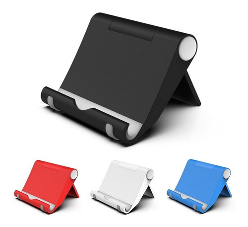 Imagen 2 de 10 de Soporte De Escritorio Plegable Telefono Celular Tablet