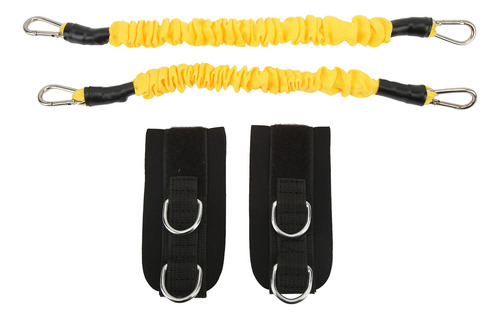 Alça De Resistência Ao Tornozelo Yellow Elastic Gym Leg Trai