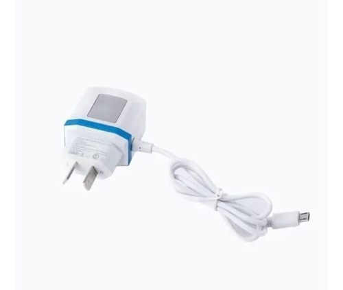 Cargador Rapido Celular Tablet 3.1 A Ficha V8 Micro + 2 Usb Color Blanco