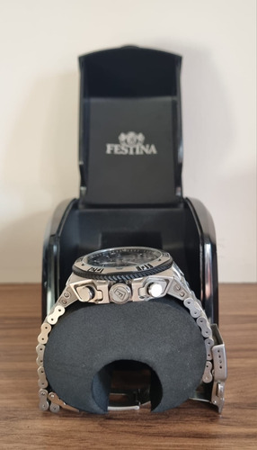Reloj Festina F16658.3 Tour De France Crono Bike Acero Acero Azul Aero (Usado)