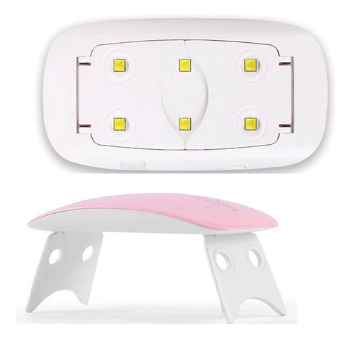 Mini Lámpara Uv Led 6w Para Manicure Permanente