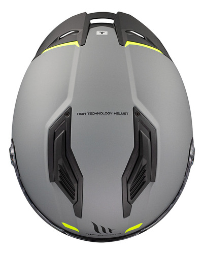 Casco para moto mt helmets stinger stinger 2 gris mate talla l 59 60 cm