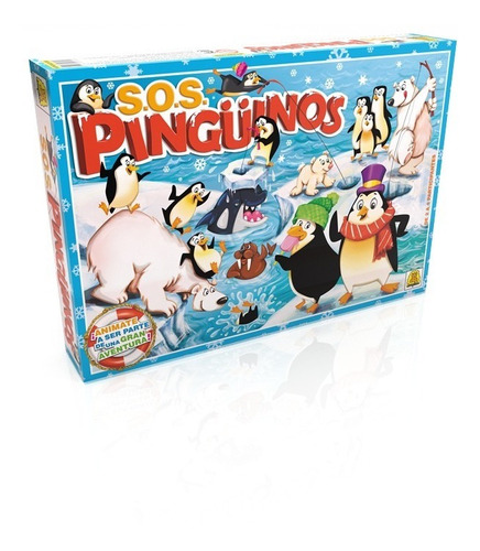 Pingüinos S.o.s. Sos Alerta Juego De Mesa 353 Educando