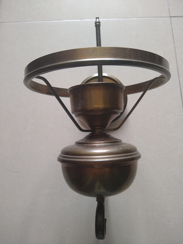 Par De Apliques De Pared, Bronce Con Tulipa Estilo Inglés.. (Usado)