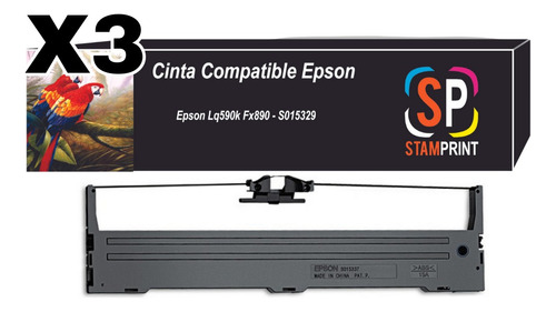 Cinta Epson Compatible S015329 Para Fx-890 Fx890 Lq590k Mf