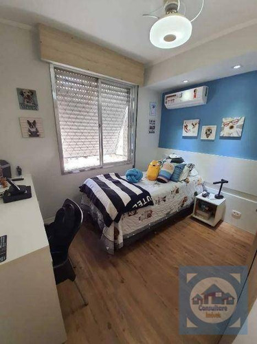 Imagem 14 de 21 de Apartamento Com 3 Dormitórios À Venda, 96 M² Por R$ 650.000,00 - Ponta Da Praia - Santos/sp - Ap5913