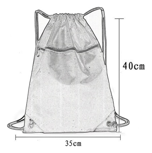 2 Bolsas De Con Cordón For Playa, Gimnasio, , , Bolsas,
