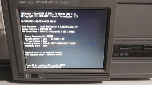 Tektronix Mts 430 Mpeg Test System