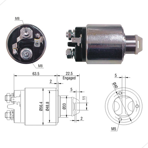 Impulsor Partida Toyota 3.0 Sw4-sistema Dens Hilux-1998-2006