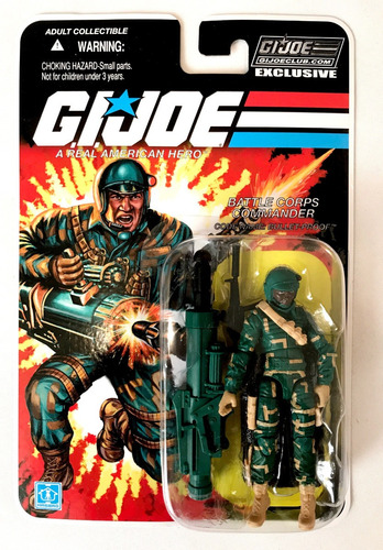 Bulletproof Battle Corps Command Gi Joe Collectors Club Fss8 (Usado)
