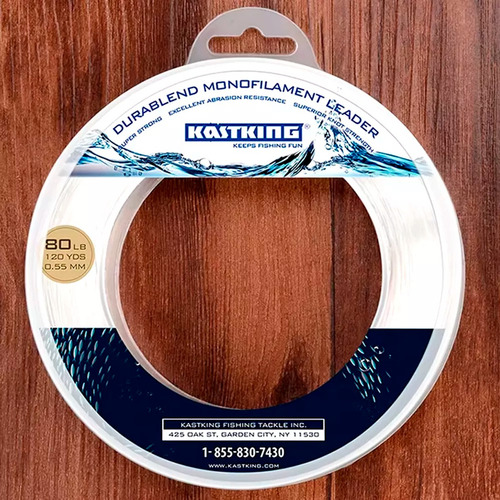 Línea Líder Pesca Leader Monofilamento Libras Color Clear Transparente 80 Libras