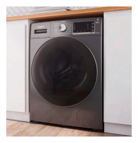 Lavasecarropas Whirlpool Inverter 9.5kg Wnc95as Color Gris