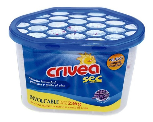 Absorbe Humedad Crivea Sec 236 Grs Involcable Elimina Olor