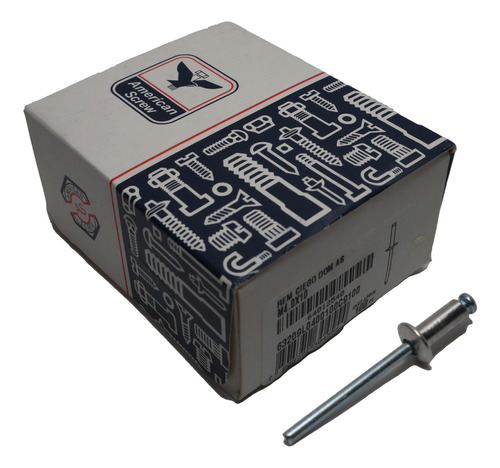 Remache Ciego Dom As M4.0x10 - 100uds. American Screw