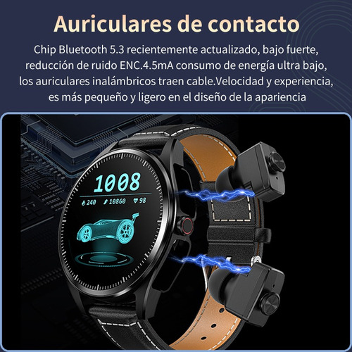 Para Reloj Inteligente Hombre Y Mujer Auriculares Bluetooth