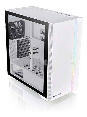 Gabinete Thermaltake H700 Tg Snow Rgb Vidrio Templado Blanco Color Blanco