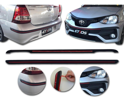  Etios 5p 2019 Protector Paragolpes Delantero Kenny 