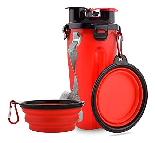 Cuencos Plegables Para Botella De Agua De Viaje Para Perros,