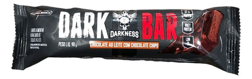 Dark Bar (90g) Sabor Chocolate Ao Leite C/ Choco Chips Chocolate Ae Leite Com Chocolate Chips