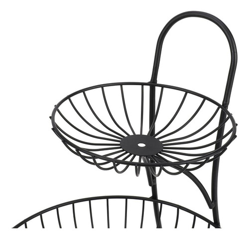 Cuencos Decorativos De 2/3 Niveles, Moderna Cesta De Negro