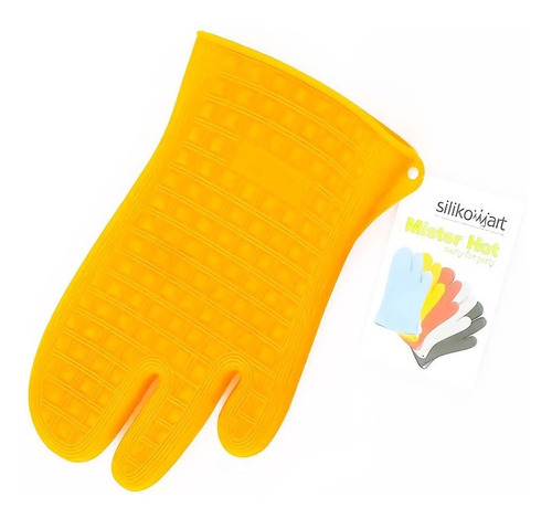Guante P/cocina Silicon Amarillo 27x17cm Silikomart