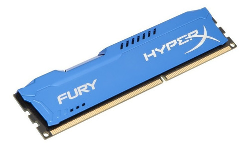 Memoria Ram Ddr3 8gb 1600 Hyperx Fury Azul