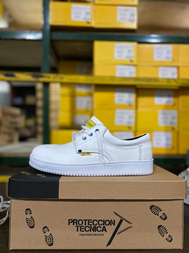 Calzado Zapato Zapatilla Nova Blanca Febo Protec