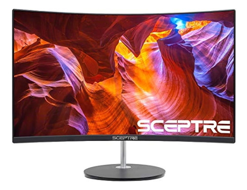 Sceptre Monitor Led Para Juegos Curvo De 24  Y 75 Hz Altavoc