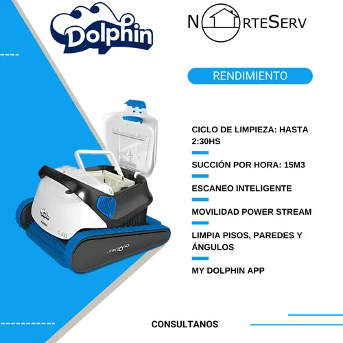 Robot Dolphin S300i Barrefondo Para Pileta Con Bluetooth