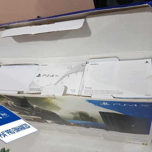 Caixa De Playstation 4 Pro Modelo 7016b + Berço