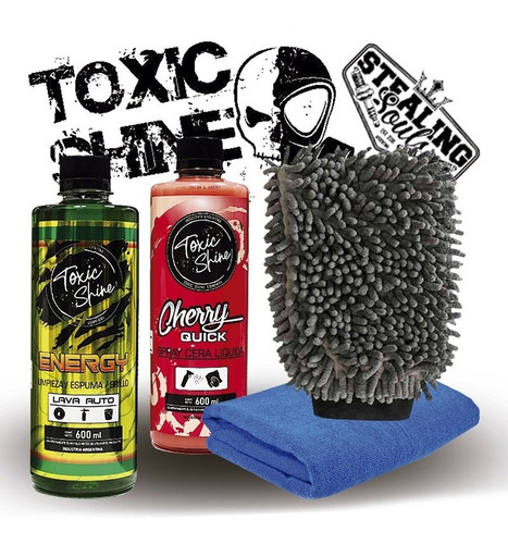 Toxic Shine | Kit Combo Lavado | Básico #22 | Shampoo + Cera