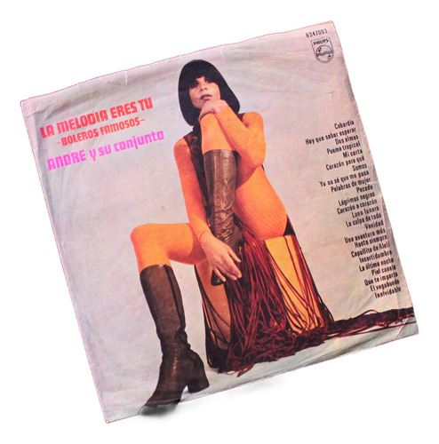 ¬¬ Vinilo André Y Su Conjunto / Boleros Famosos Zp Orq (Usado)