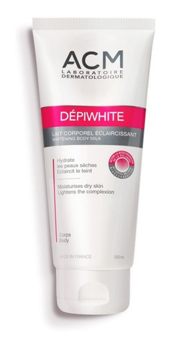 Leche Corporal Dépiwhite Aclarante Hidrata Protege Nutre