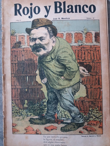 Revista 1902 Caricatura Pedro Echegaray Medicos Paysandu +