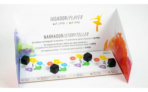Story Colors Party Game Familiar Dados Para Crear Historias