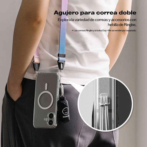 Case Ringke Fusionmag Para iPhone 16 Plus Compatible Magsafe